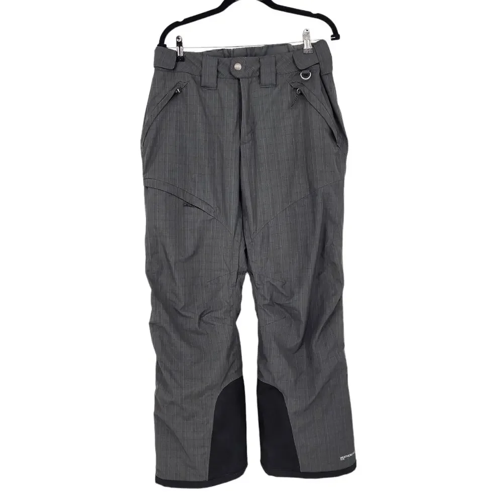 Eddie Bauer Gray Weather Edge Plus Snow Snowboard Ski Pants Size Large